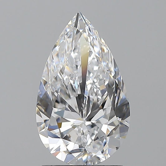 Lab Diamant Pear 2ct VVS1 D